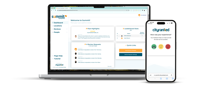 Summit Review App - Get Online Reviews for Your Business - City Ranked