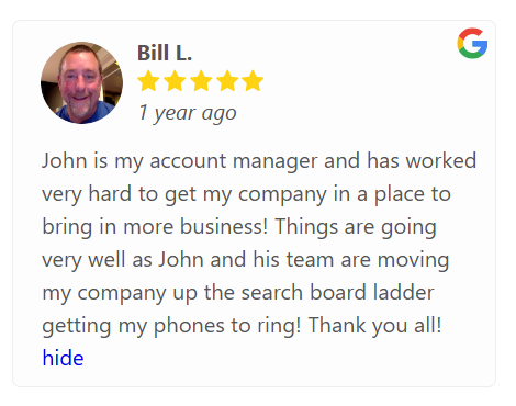 Bill Larsen of Summit Pest Management of Portland Oregon and his once 5-Star glowing review