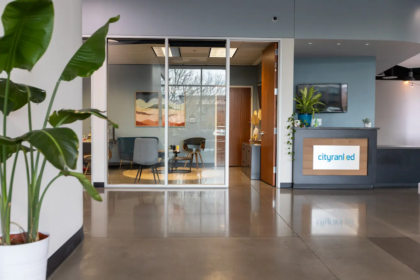 City Ranked digital marketing agency front office entryway