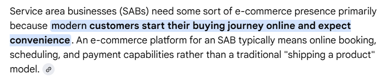 Consumers are demanding immediate gratification in search which is driving the Get AI Pricing in Googles search results