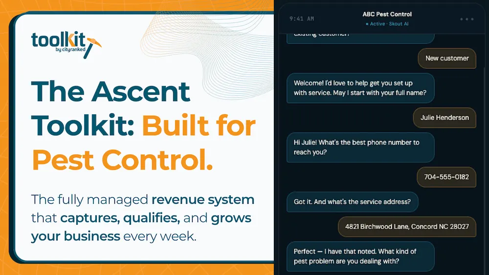 The Ascent Toolkit: AI-Powered Revenue Growth for Pest Control