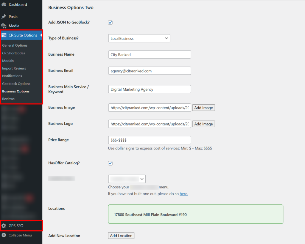 City Ranked CR Suite Plugins City Ranked Suite of SEO and Schema Markup Plugins